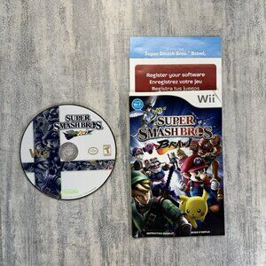 Super Smash Bros. Brawl (Nintendo Wii, 2008) No Cover Art